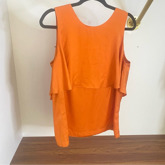 LAST CHANCE BEFORE DELETION MANGO - Orange Flowy Tank - size L - Picture 4 of 9